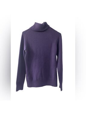 French Connection Purple Cowl Neck Knit Sweater - Size Medium